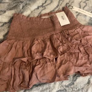 Boutique Mini Ruffle Skirt ( new with tags)